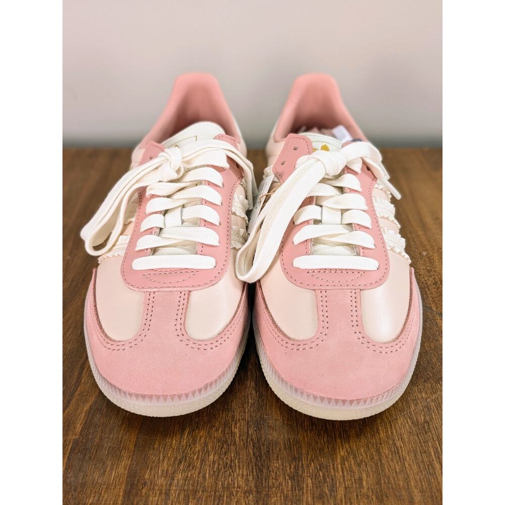 Adidas Samba Ruffle Stripes Pack Wonder Mauve JR8830 - Women's Size 8 New In Box - Picture 3 of 16